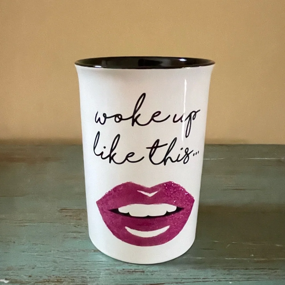 “Woke Up Like This” Makeup Brush Holder